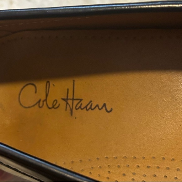 50%off w♥️ Cole Haan Pinch Tassel Black Loafer 11D s3 - Picture 6 of 9